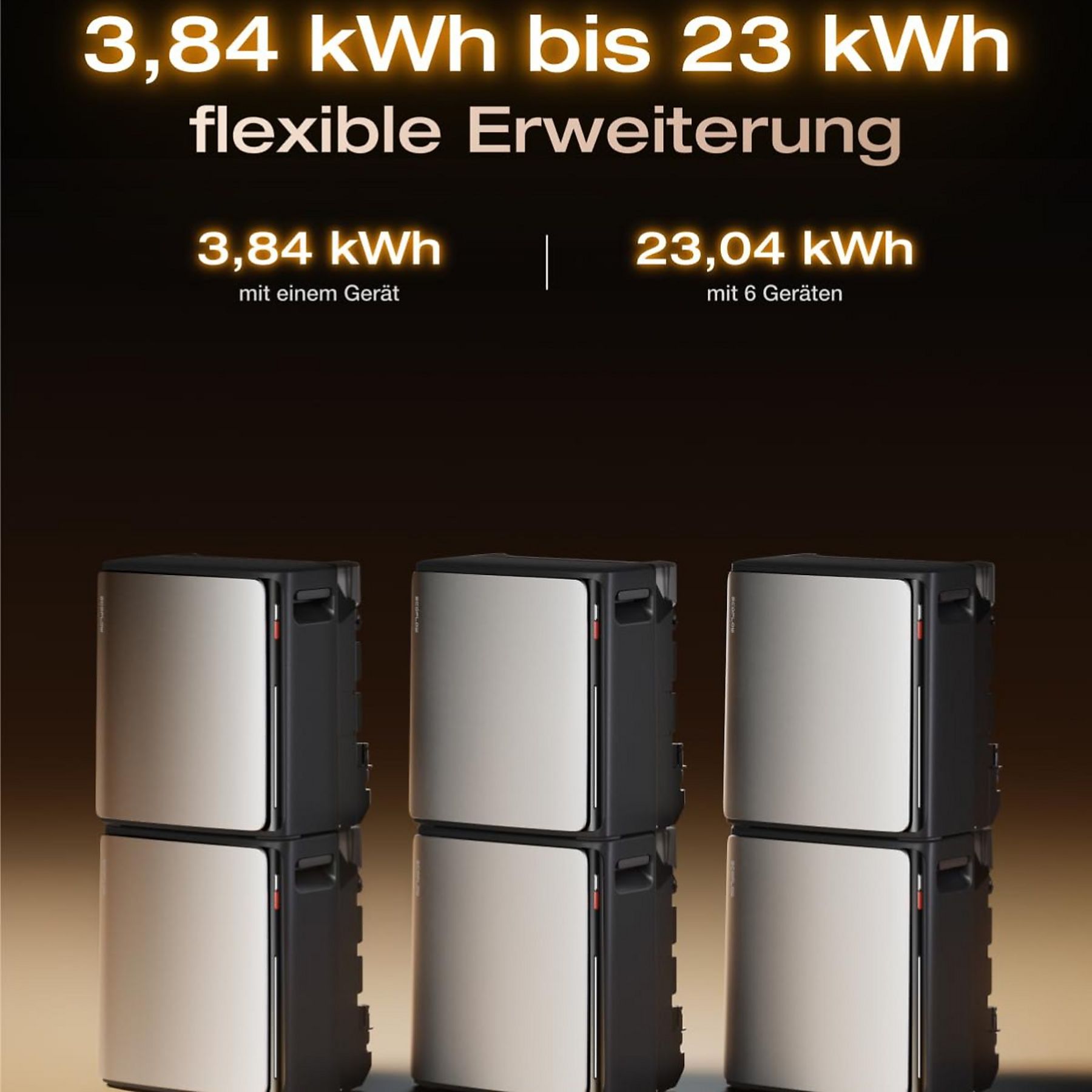 ECOFLOW STREAM Ultra X 3,84 kWh, 4 MPPT, LFP-Batterie Solarbatterie Schwarz - Image 9