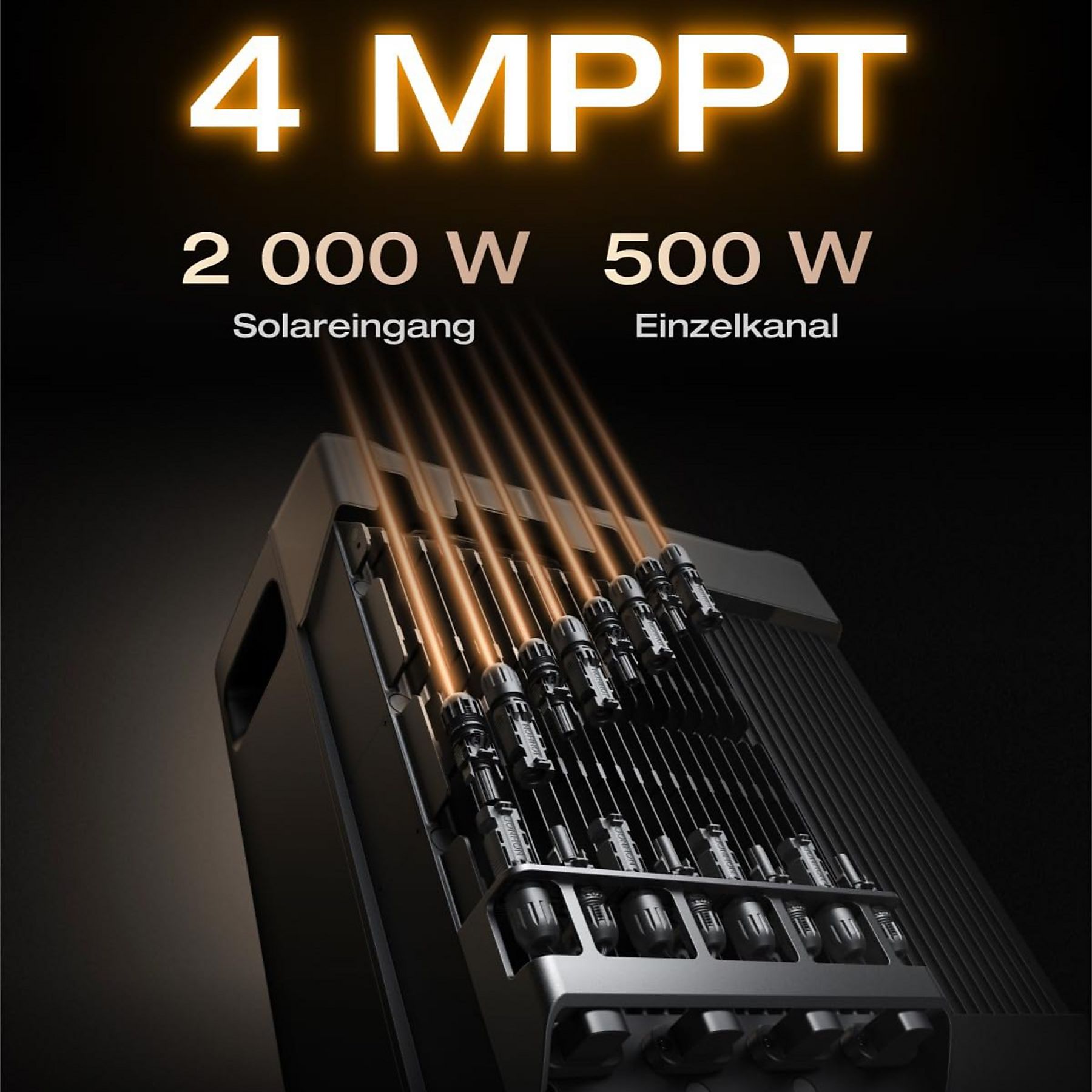 ECOFLOW STREAM Ultra X 3,84 kWh, 4 MPPT, LFP-Batterie Solarbatterie Schwarz - Image 8