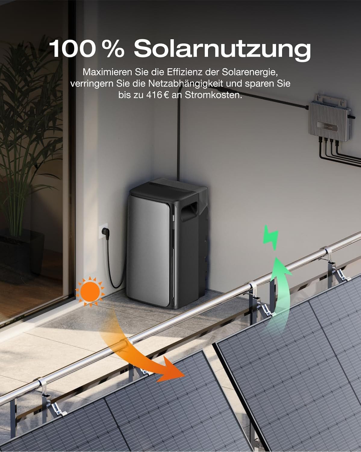 ECOFLOW STREAM Ultra und STREAM AC Pro, Parallelkabel Solar-Akku Schwarz - Image 3