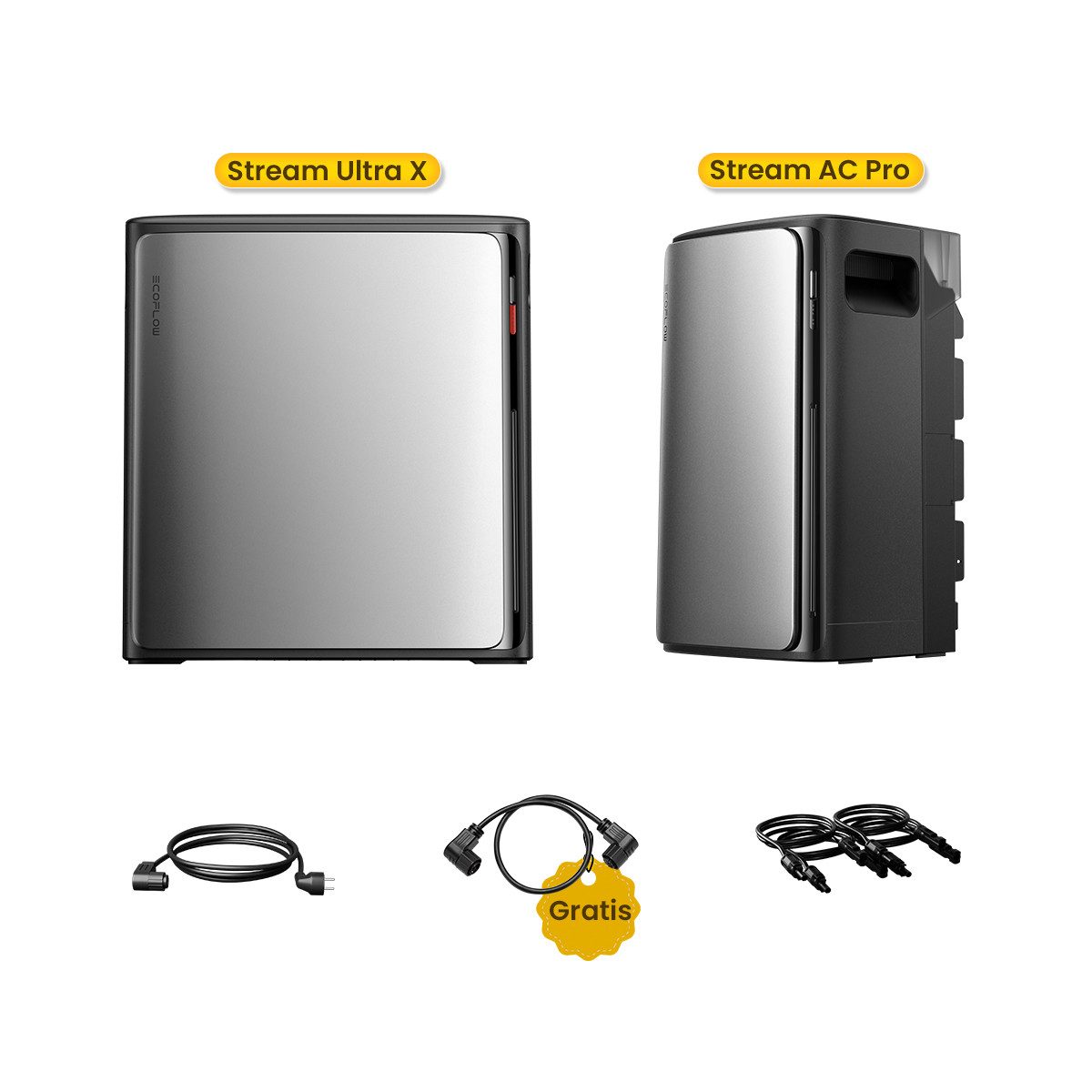 ECOFLOW STREAM Ultra und STREAM AC Pro, Parallelkabel Solar-Akku Schwarz - Image 16
