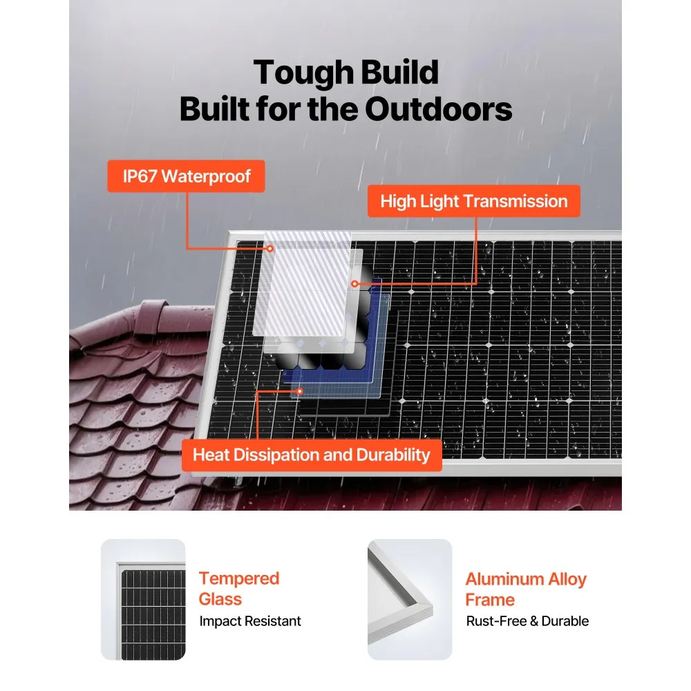 VEVOR Komplettes netzunabhängiges Solar-Kit 2400 W 48 V, mit 12 Solarmodulen - Image 10