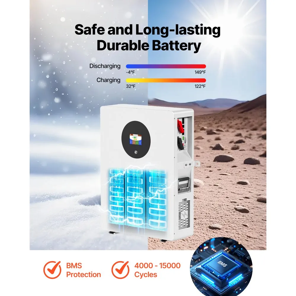 VEVOR Komplettes netzunabhängiges Solar-Kit 2400 W 48 V, mit 12 Solarmodulen - Image 9