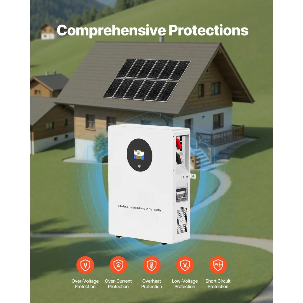 VEVOR Komplettes netzunabhängiges Solar-Kit 2400 W 48 V, mit 12 Solarmodulen - Image 8