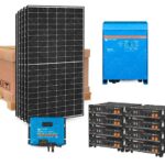 Bifacial-Solar-Kit 10800 Wp 230 V, autonom, Lithium-Speicher 19,2 kWh Victron Ener
